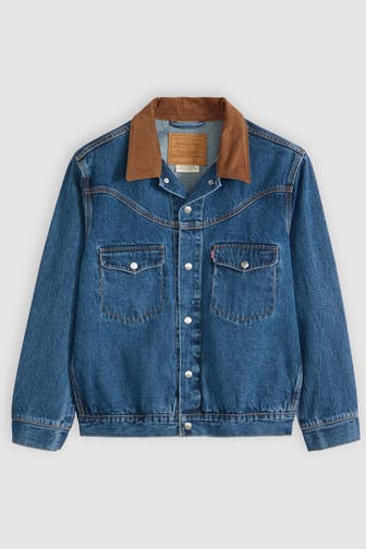 LEVI'S® Jeansjacke 'Western Shorthorn' blau