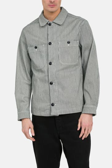 WOOLRICH Overshirt gestreift