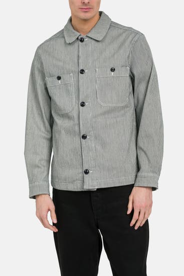 WOOLRICH - Overshirt gestreift
