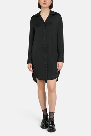 MARC O'POLO Blusenkleid schwarz