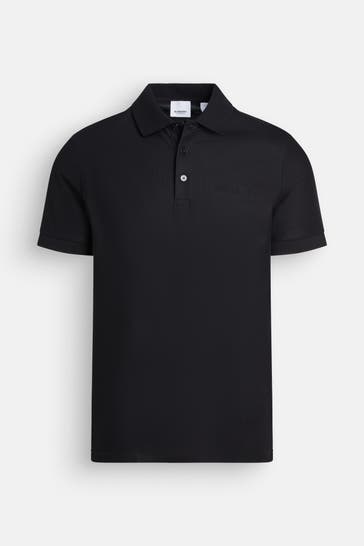 BURBERRY Polo-Shirt schwarz