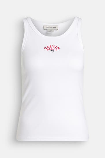 CK JEANS Tank Top weiß