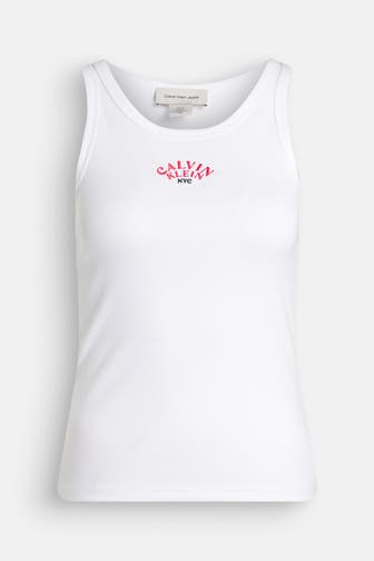 CK JEANS Tank Top weiß