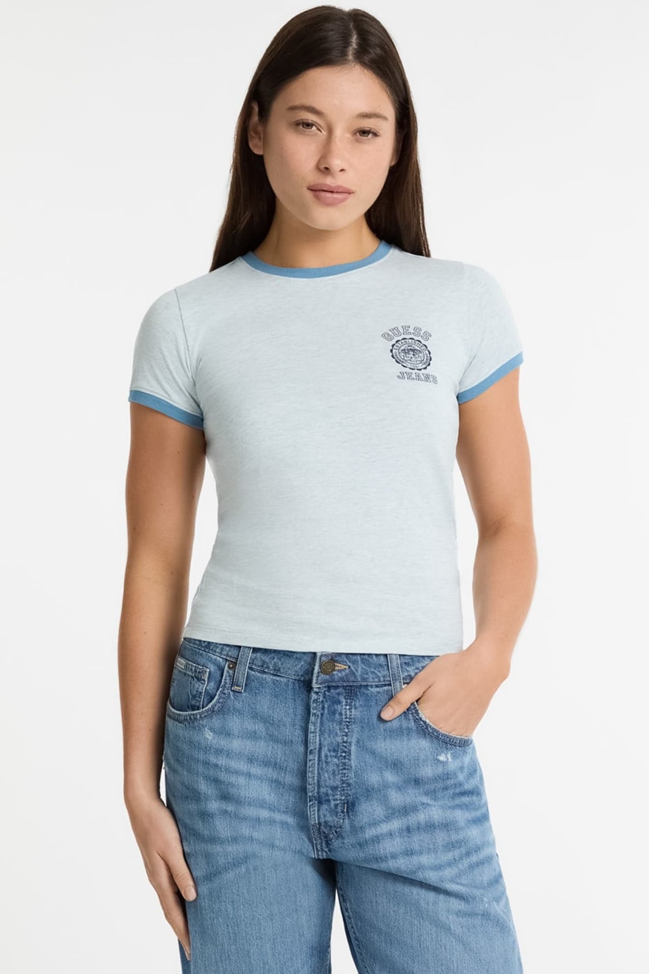 GUESS T-Shirt hellblau, Bild 1