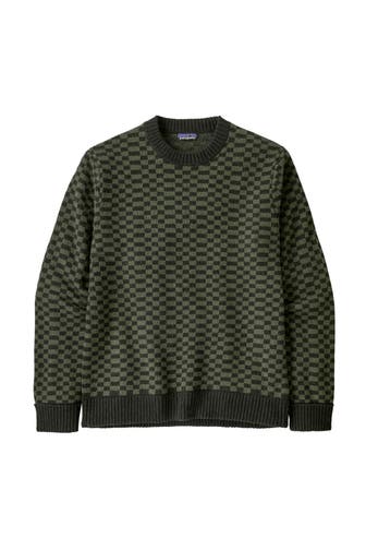 PATAGONIA Wollmix-Pullover gemustert