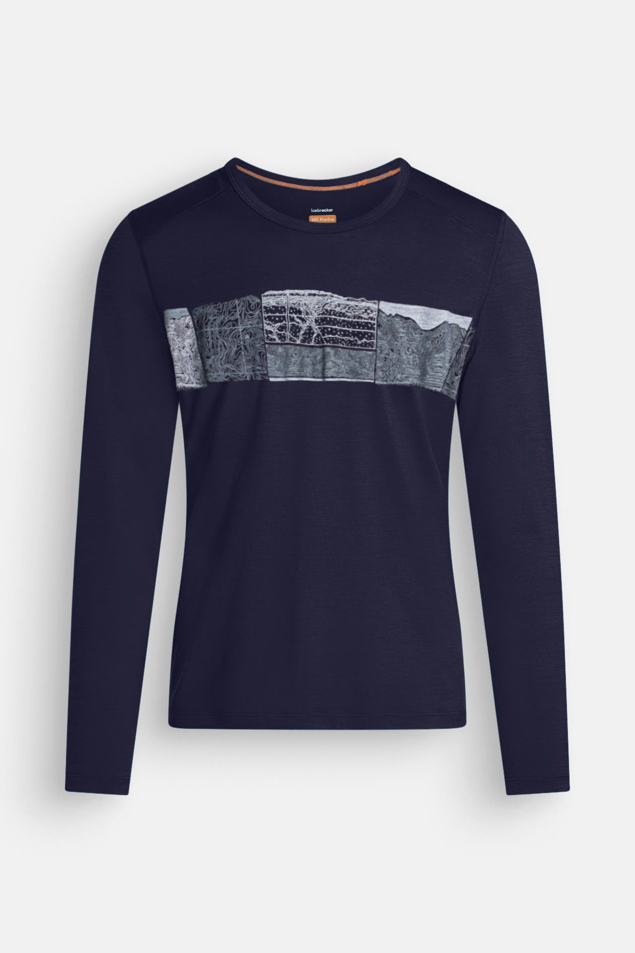 ICEBREAKER Longsleeve 'Oasis' nachtblau, Bild 1