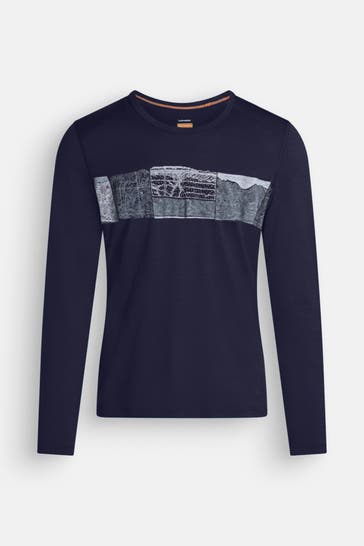 ICEBREAKER Longsleeve 'Oasis' nachtblau