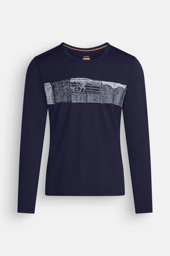ICEBREAKER Longsleeve 'Oasis' nachtblau