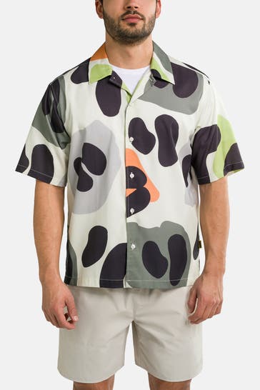 WOODBIRD Kurzarmhemd mehrfarbig