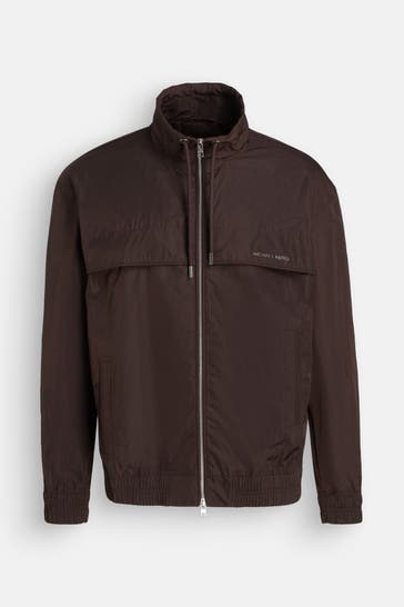 MICHAEL KORS Dark brown lightweight jacket