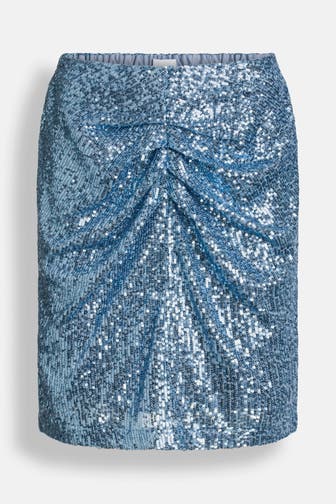 2NDDAY Paillettenrock 'Felton' blau