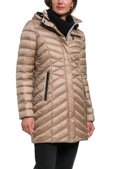 GIL BRET Light-Steppmantel hellbraun