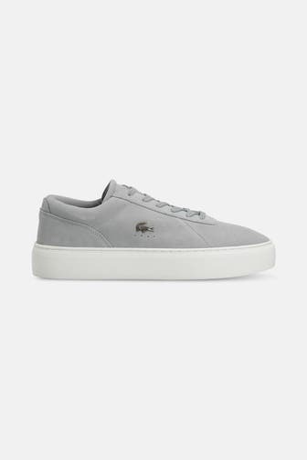 LACOSTE Ledersneaker hellgrau