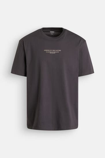 MAVI T-Shirt dunkelgrau