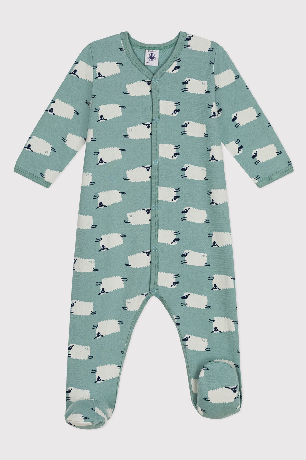 PETIT BATEAU Strampler gemustert, Bild 1