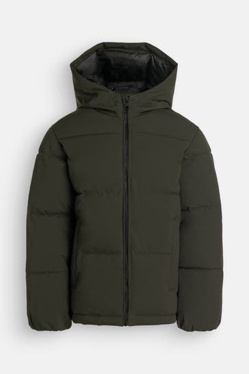 JACK & JONES Steppjacke dunkelgrün