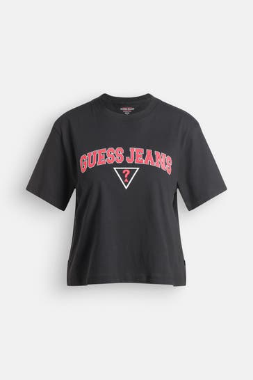 GUESS T-Shirt schwarz