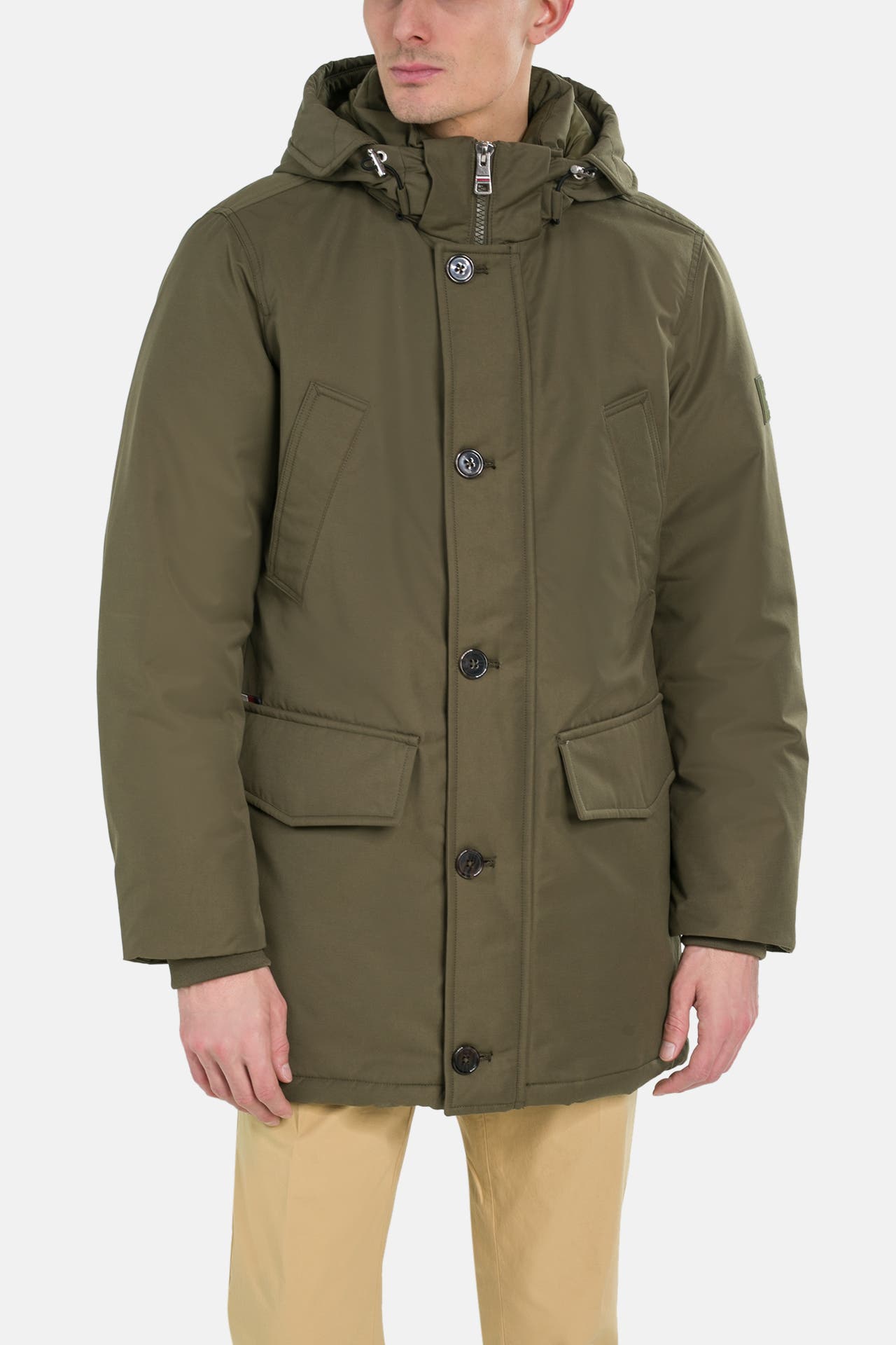 TOMMY HILFIGER Daunenparka graugrün, Bild 1
