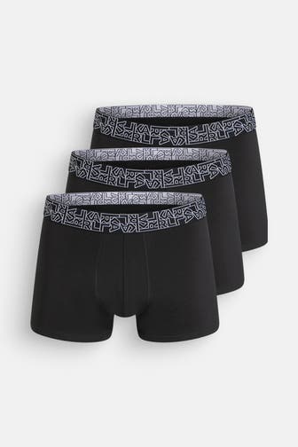 KARL LAGERFELD 3er-Pack Boxer Trunks schwarz