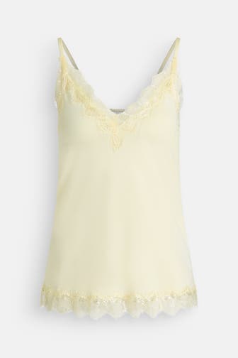 ROSEMUNDE Spitzentop hellgelb
