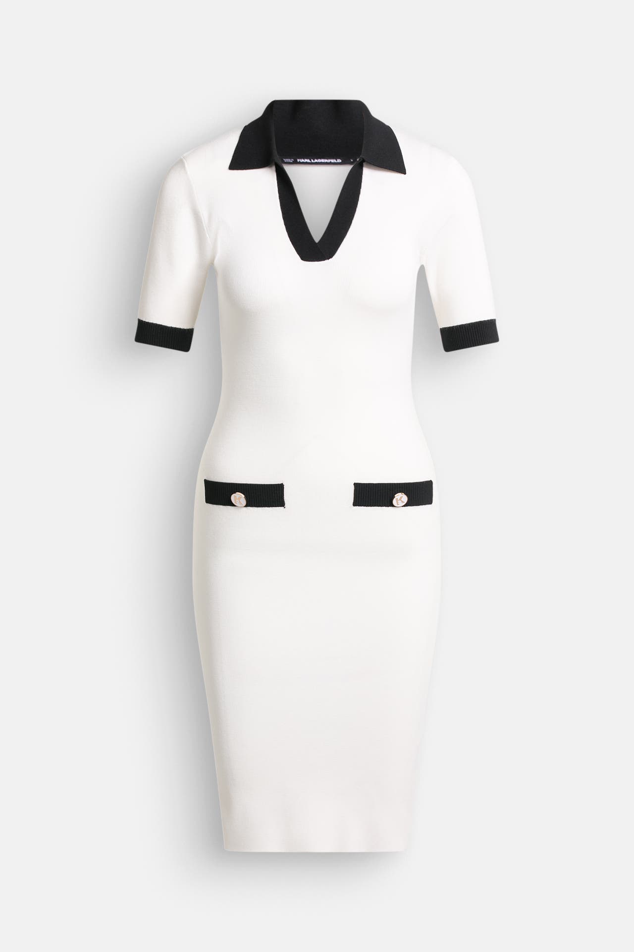 KARL LAGERFELD Kleid weiß, Bild 1