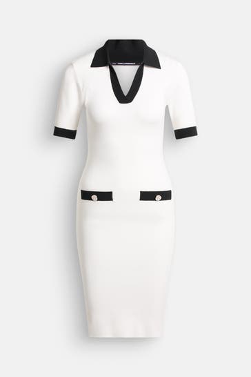 KARL LAGERFELD Kleid weiß