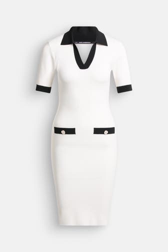 KARL LAGERFELD Kleid weiß