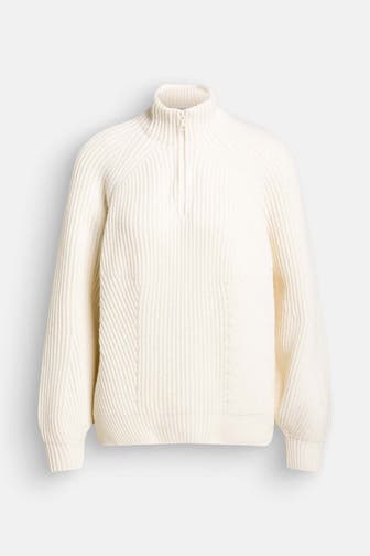 LACOSTE Strick-Troyer wollweiß