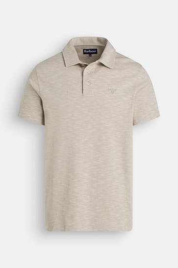 BARBOUR Polo-Shirt sand