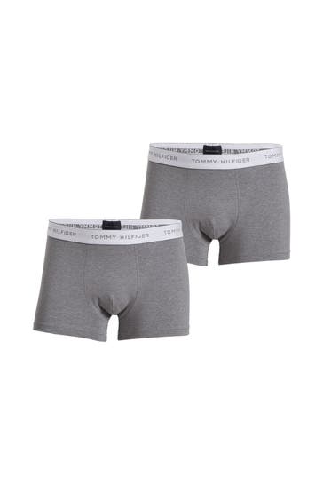 TOMMY HILFIGER 2er-Pack Boxer grau