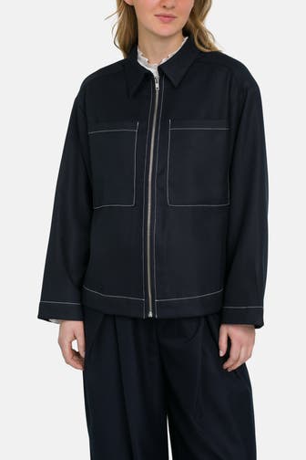 LOLLYS LAUNDRY Overshirt 'Khaill' nachtblau