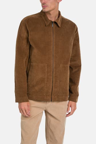 KNOWLEDGE COTTON APPAREL Übergangsjacke braun