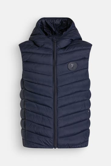 U.S. POLO ASSN. Light-Steppweste 'Abram' navy