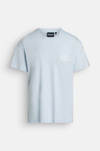 BARBOUR T-Shirt 'Cranmer' hellblau