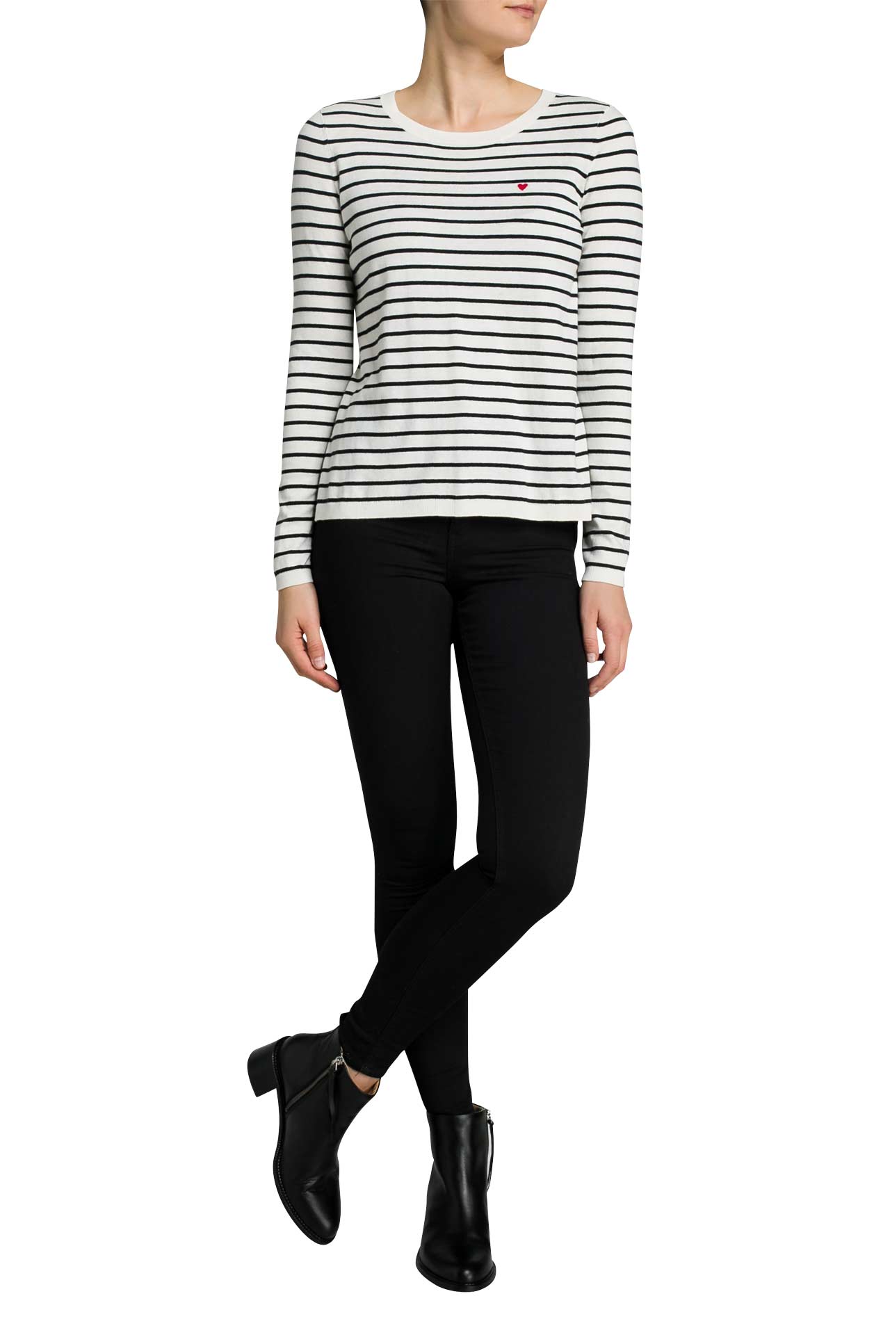 OUI Feinstrickpullover gestreift, Bild 1