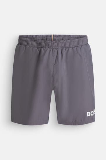 BOSS Badeshorts steingrau