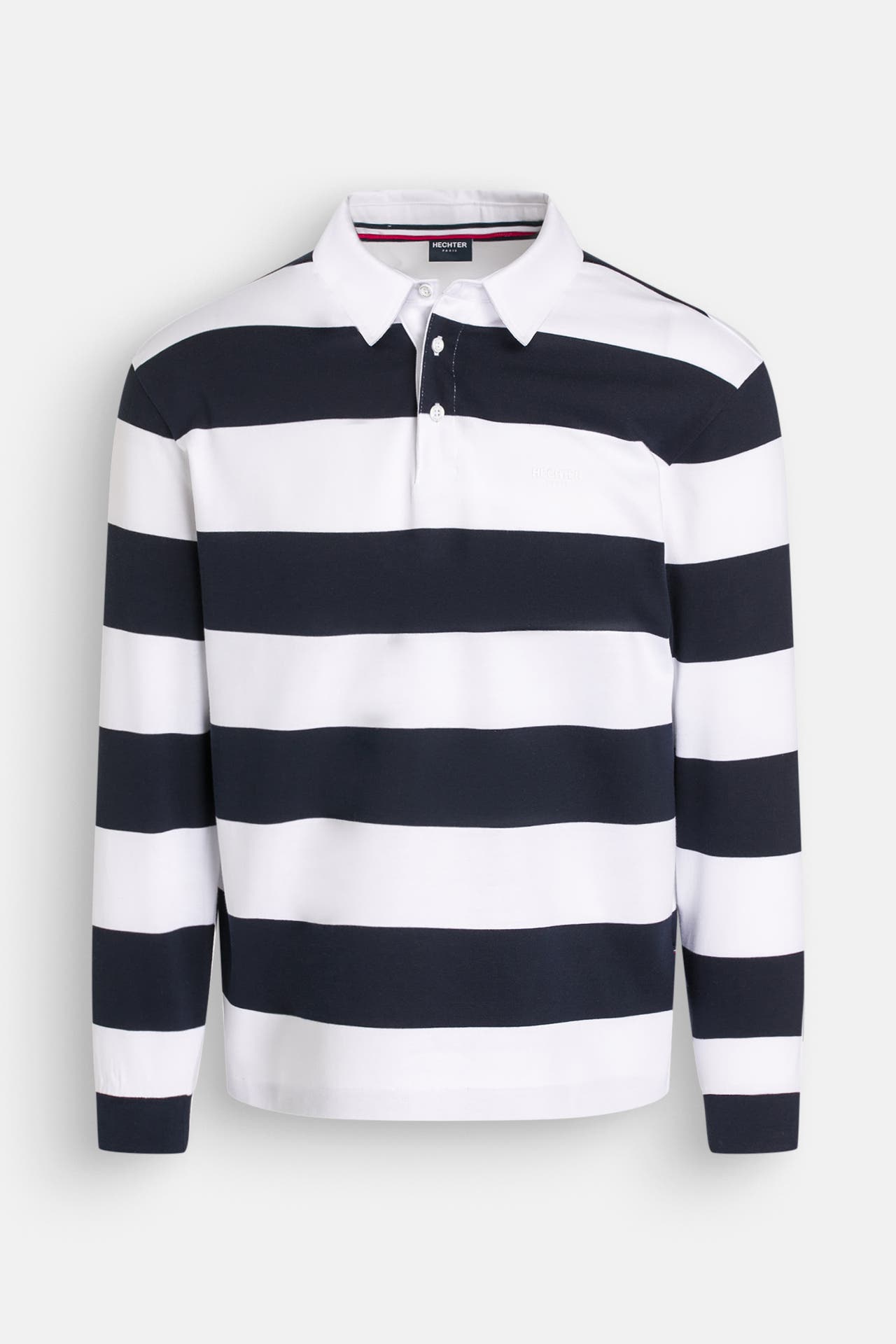 HECHTER Paris Longsleeve-Polo gestreift, Bild 1