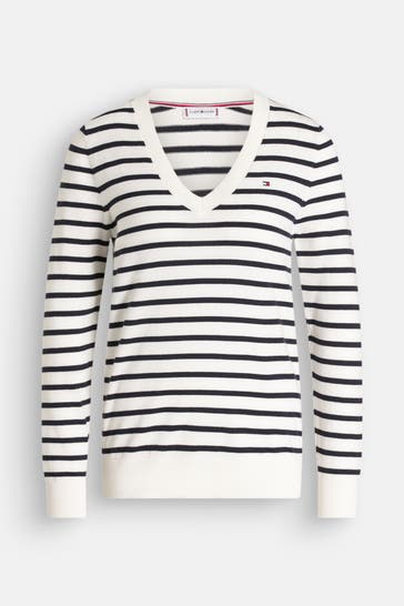 TOMMY HILFIGER Strickpullover gemustert