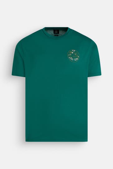 OAKLEY T-Shirt 'Rings Mountain' dunkelgrün