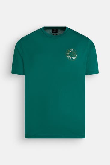 OAKLEY - T-Shirt 'Rings Mountain' dunkelgrün