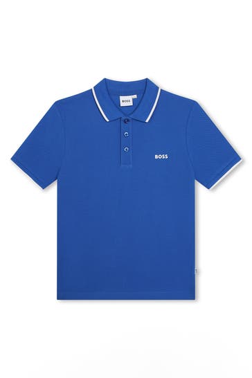 BOSS Polo-Shirt blau