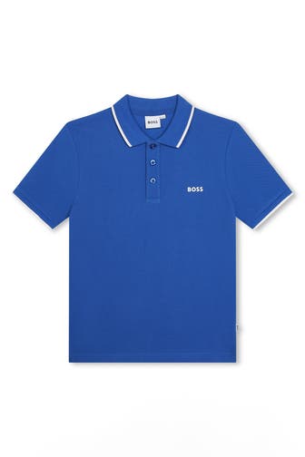BOSS Polo-Shirt blau