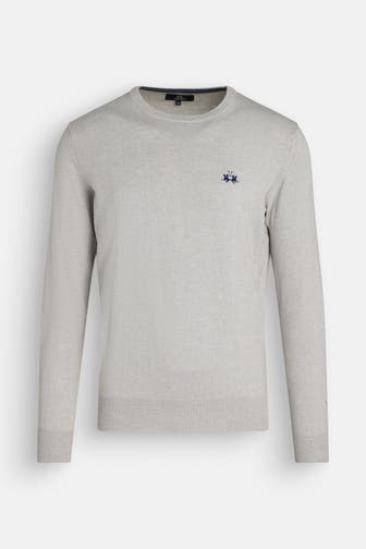 LA MARTINA Strickpullover grau