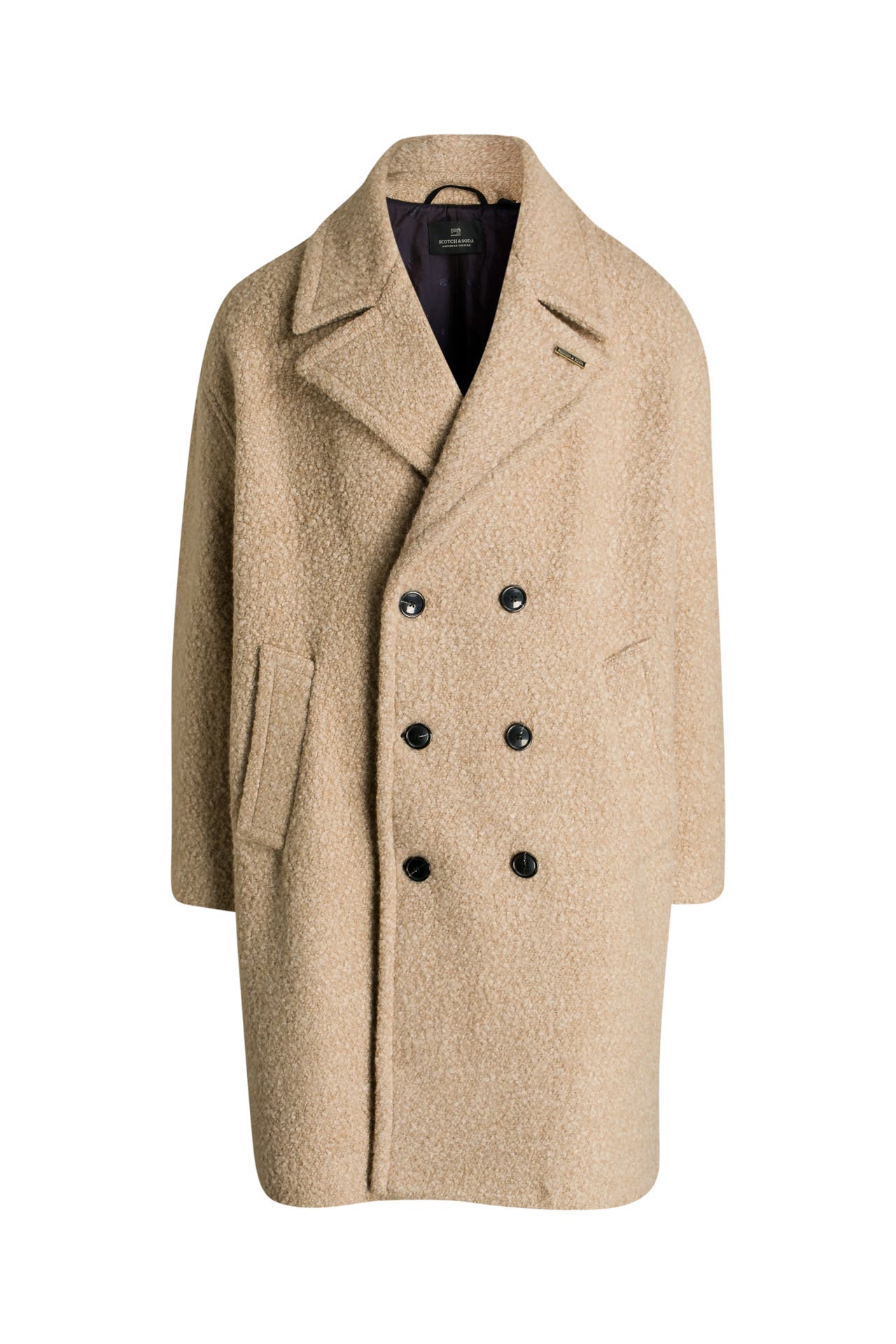 SCOTCH & SODA Teddyfleece-Mantel beige, Bild 1