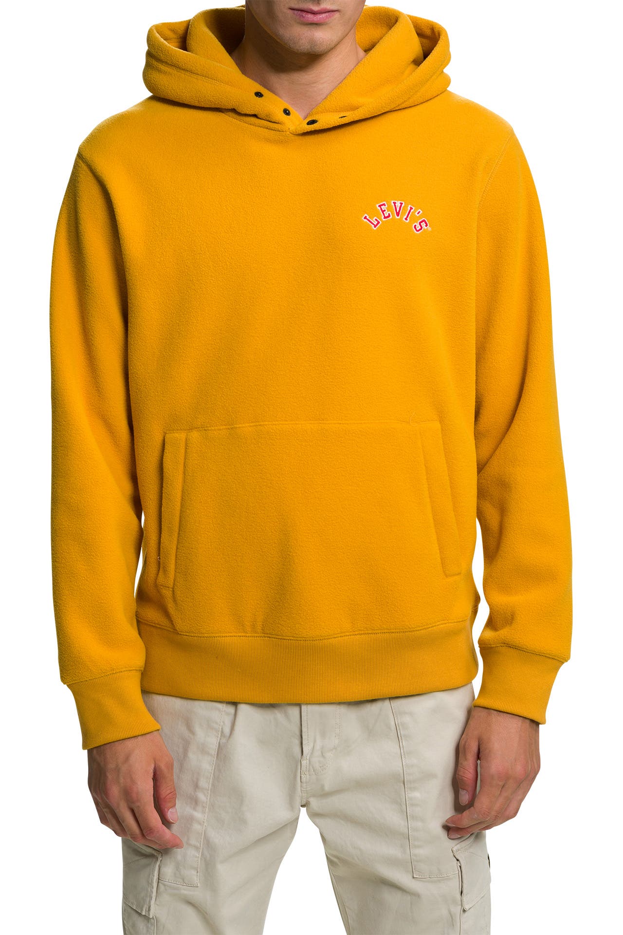 LEVI'S® Fleece-Hoodie dunkelgelb, Bild 1