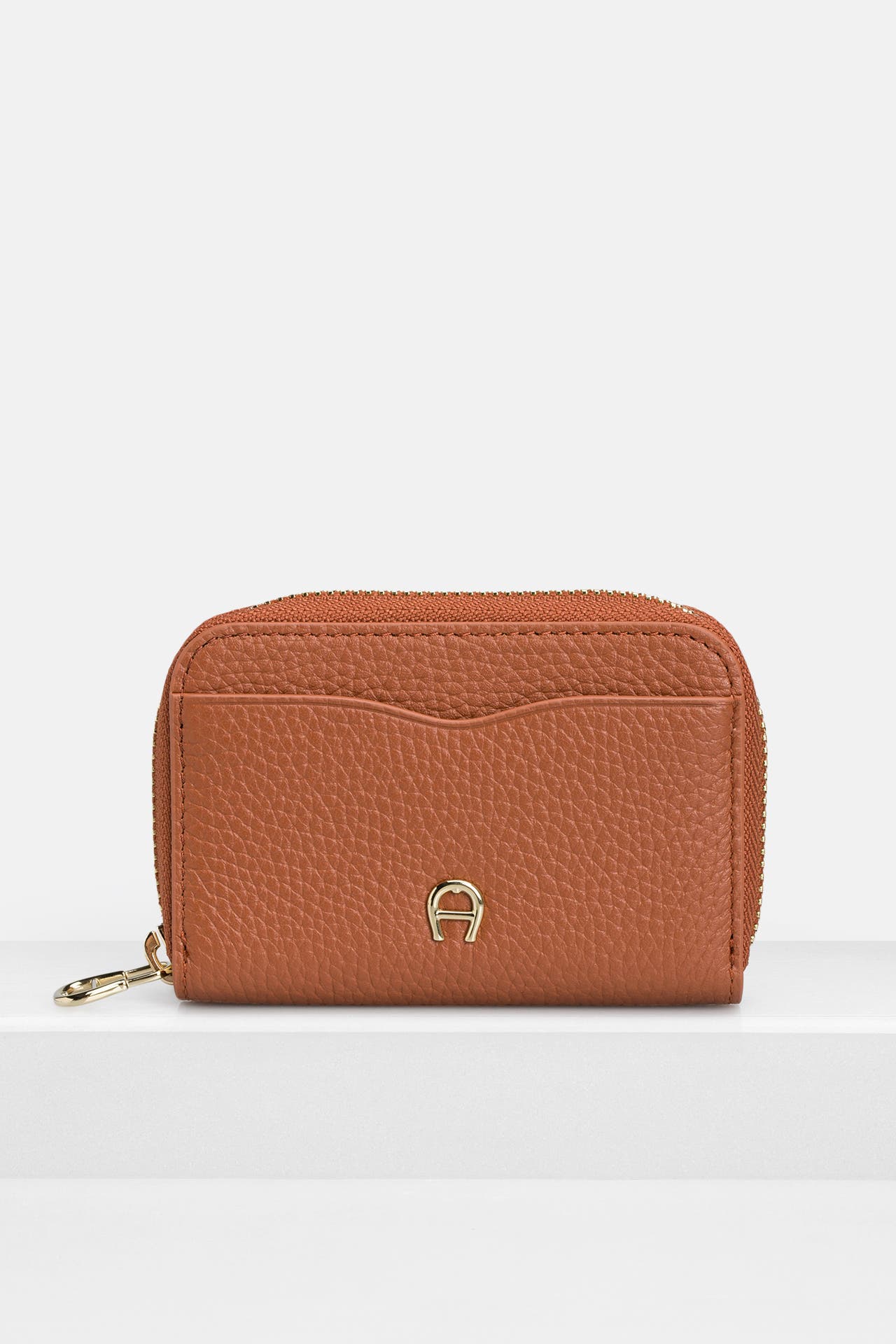 AIGNER Leder-Geldbörse 'Elsa' cognac, Bild 1