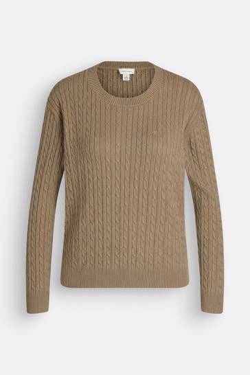 CALVIN KLEIN Strickpullover graubraun