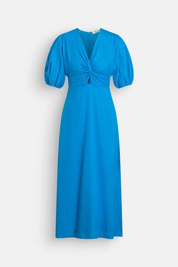 DIANE VON FURSTENBERG Kleid 'Majorie' azurblau