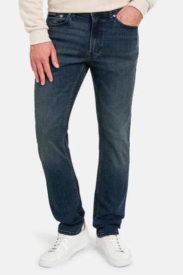 CALVIN KLEIN Jeans dunkelblau slim