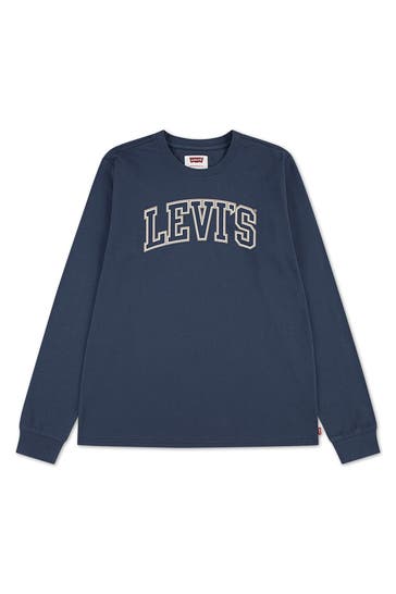 LEVI'S® Langarmshirt dunkelblau